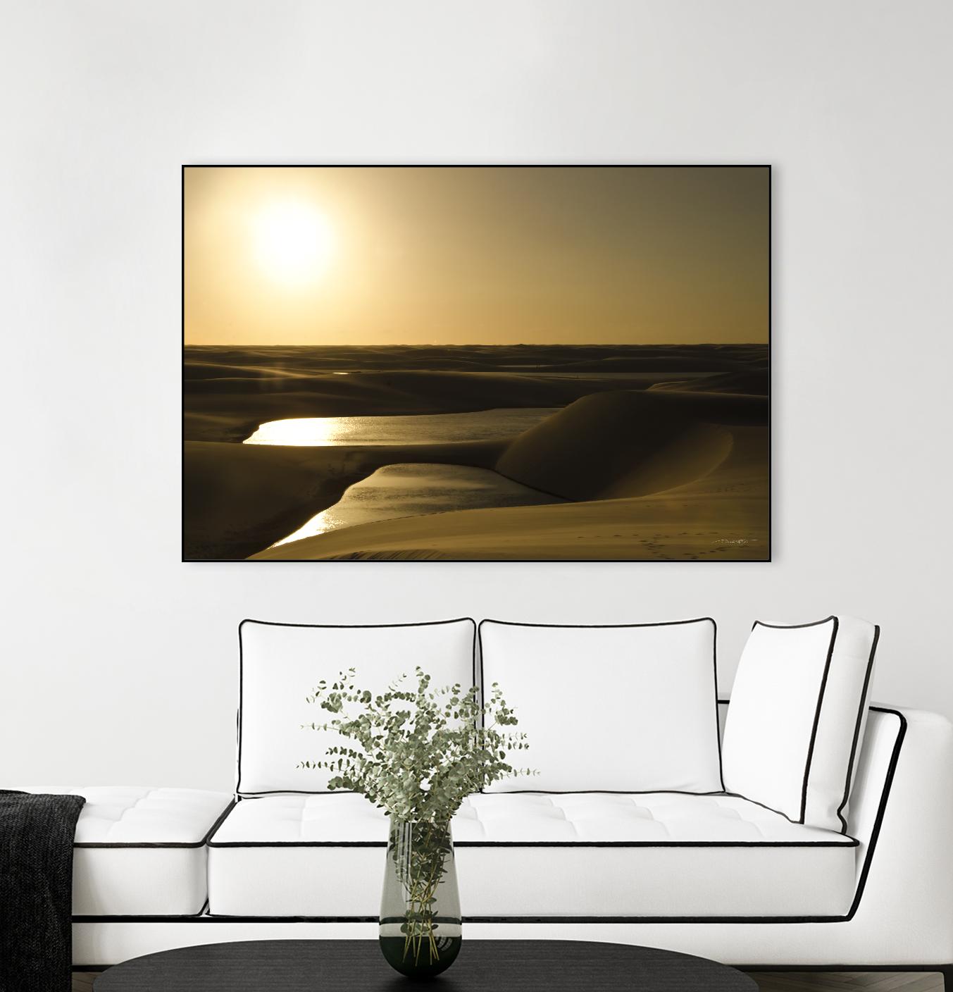 Golden Sunset by Daniel Stanford on GIANT ART - brown landscape