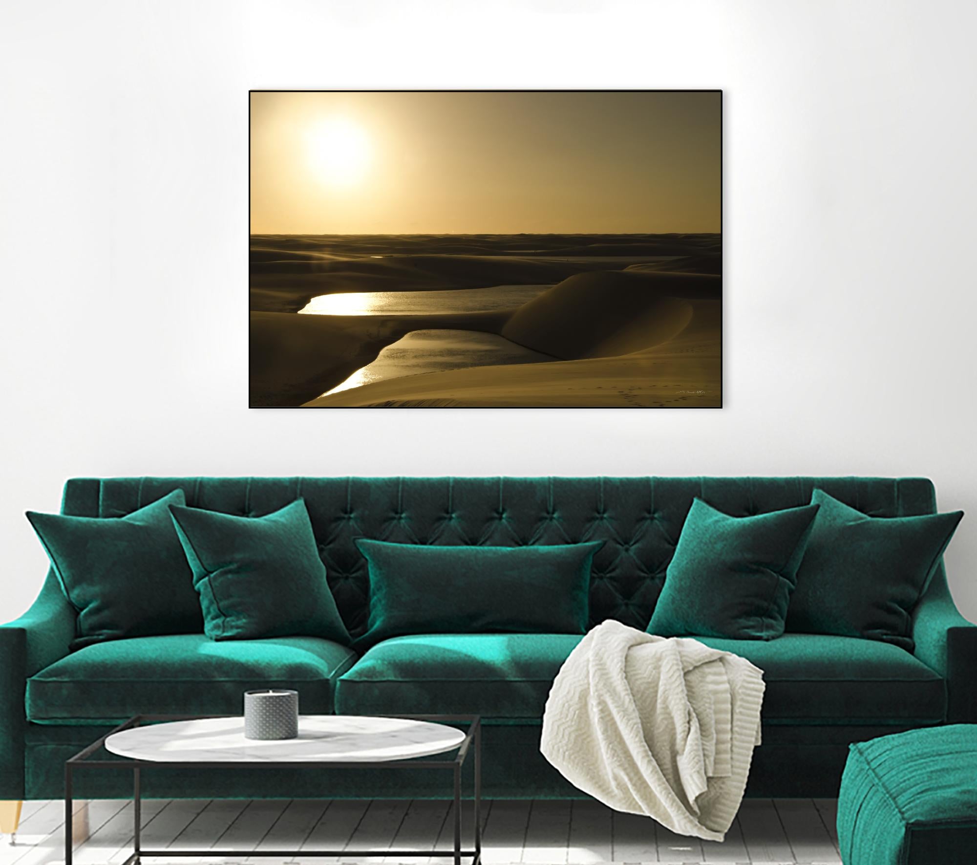 Golden Sunset by Daniel Stanford on GIANT ART - brown landscape