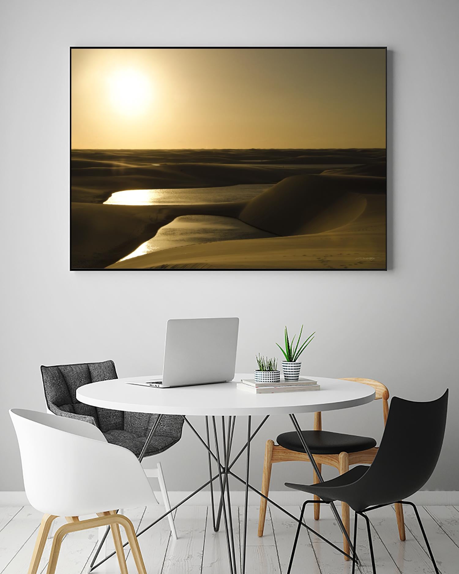 Golden Sunset by Daniel Stanford on GIANT ART - brown landscape