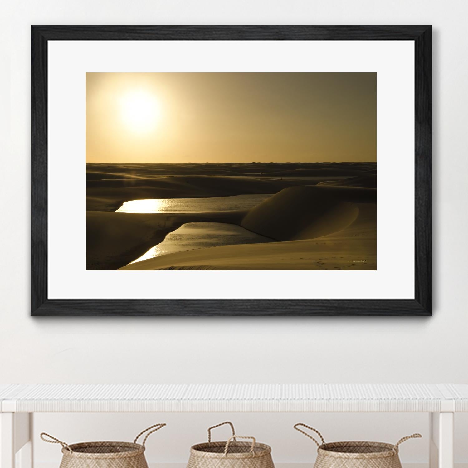Golden Sunset by Daniel Stanford on GIANT ART - brown landscape