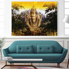 India Buddha by Daniel Stanford on GIANT ART - green oriental