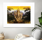 India Buddha by Daniel Stanford on GIANT ART - green oriental