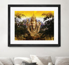 India Buddha by Daniel Stanford on GIANT ART - green oriental