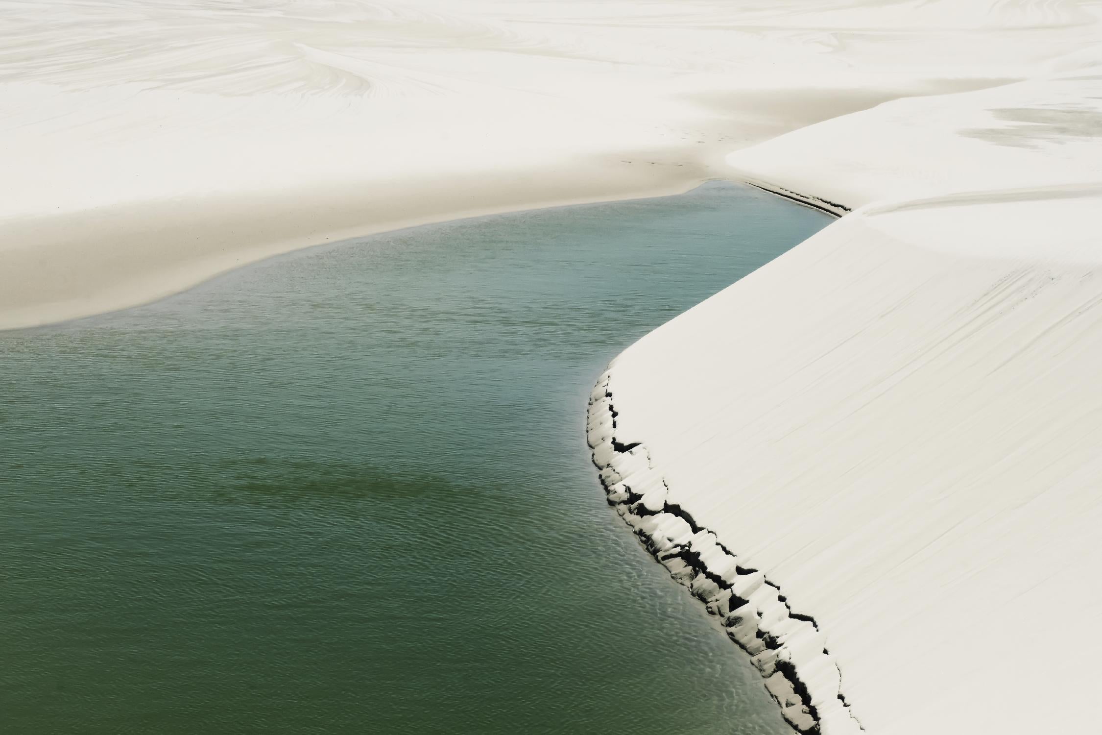 Pale Dunes by Daniel Stanford on GIANT ART - beige landscape