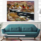 Boom Boom Rivière North shore by Louis Tremblay on GIANT ART - blue winter scenes
