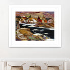 Boom Boom Rivière North shore by Louis Tremblay on GIANT ART - beige landscape artistes du québec