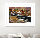 Boom Boom Rivière North shore by Louis Tremblay on GIANT ART - beige landscape artistes du québec