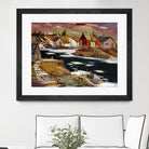 Boom Boom Rivière North shore by Louis Tremblay on GIANT ART - beige landscape artistes du québec