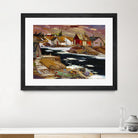 Boom Boom Rivière North shore by Louis Tremblay on GIANT ART - beige landscape artistes du québec