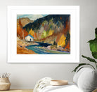 Saveur d’automne by Louis Tremblay on GIANT ART - orange landscape mountain