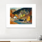 Saveur d’automne by Louis Tremblay on GIANT ART - orange landscape mountain