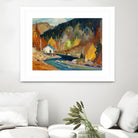 Saveur d’automne by Louis Tremblay on GIANT ART - orange landscape mountain