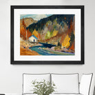 Saveur d’automne by Louis Tremblay on GIANT ART - orange landscape mountain