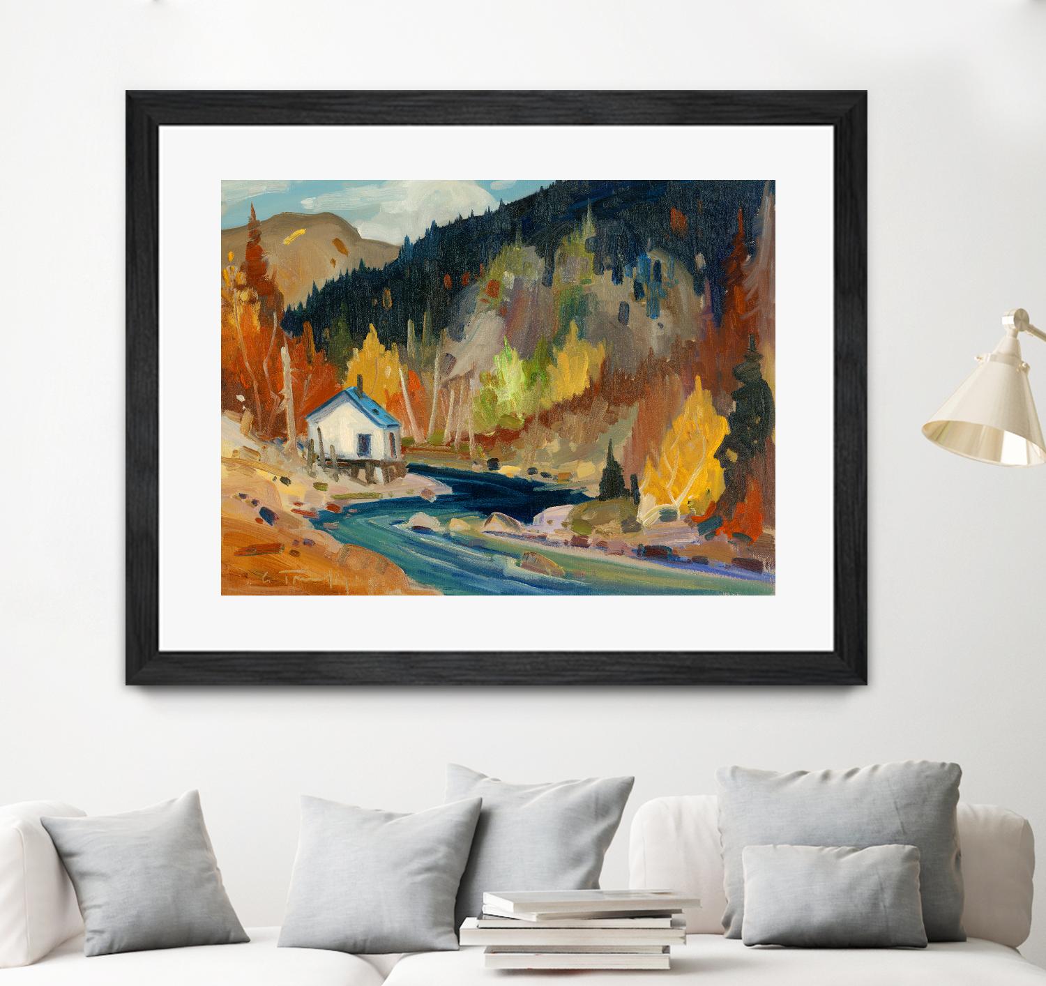 Saveur d’automne by Louis Tremblay on GIANT ART - orange landscape mountain