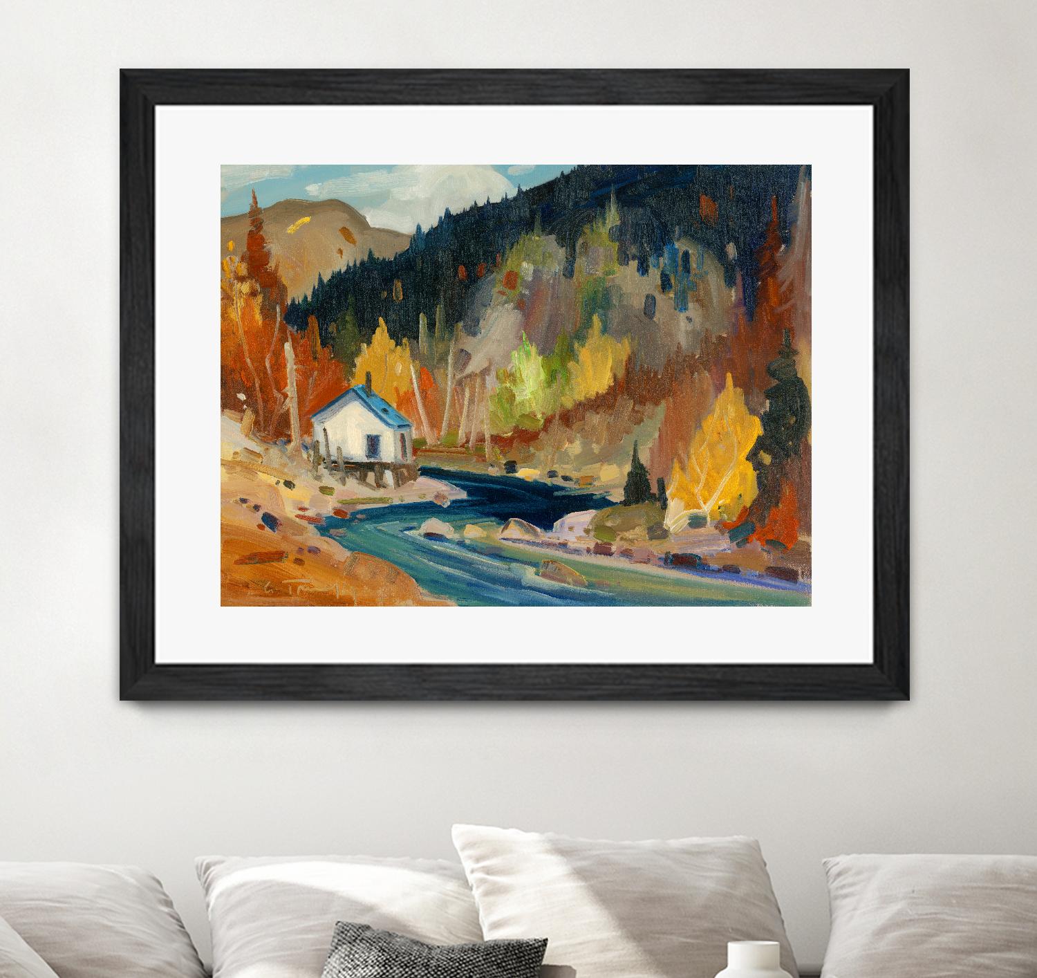 Saveur d’automne by Louis Tremblay on GIANT ART - orange landscape mountain