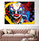 Clown by Ray Lengelé on GIANT ART - red street art horror