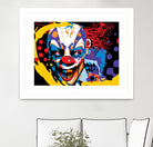 Clown by Ray Lengelé on GIANT ART - red street art horror