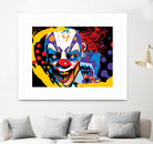 Clown by Ray Lengelé on GIANT ART - red street art horror