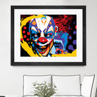 Clown by Ray Lengelé on GIANT ART - red street art horror