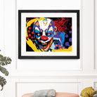 Clown by Ray Lengelé on GIANT ART - red street art horror