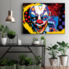 Clown by Ray Lengelé on GIANT ART - red street art horror