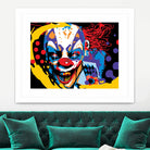 Clown by Ray Lengelé on GIANT ART - red street art horror