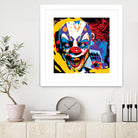 Clown by Ray Lengelé on GIANT ART - red street art horror
