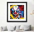 Clown by Ray Lengelé on GIANT ART - red street art horror