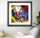 Clown by Ray Lengelé on GIANT ART - red street art horror