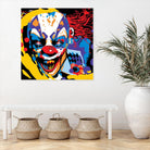 Clown by Ray Lengelé on GIANT ART - red street art horror