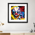 Clown by Ray Lengelé on GIANT ART - red street art horror