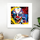 Clown by Ray Lengelé on GIANT ART - red street art horror