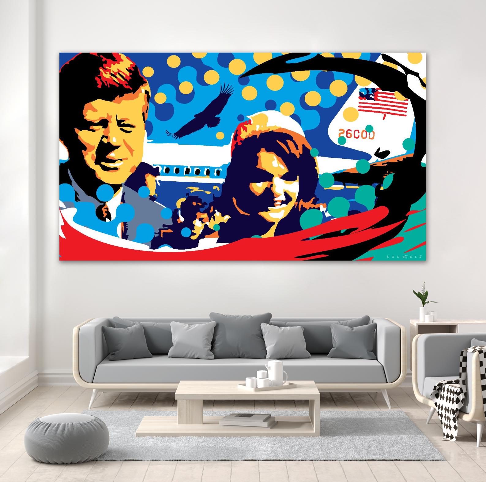 Dallas by Ray Lengelé on GIANT ART - yellow pop art - alternative