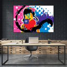 Heart by Ray Lengelé on GIANT ART - pink street art chinese