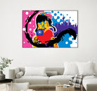 Heart by Ray Lengelé on GIANT ART - pink street art chinese