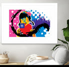 Heart by Ray Lengelé on GIANT ART - pink street art chinese