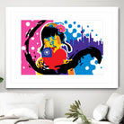 Heart by Ray Lengelé on GIANT ART - pink street art chinese