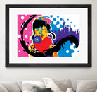 Heart by Ray Lengelé on GIANT ART - pink street art chinese