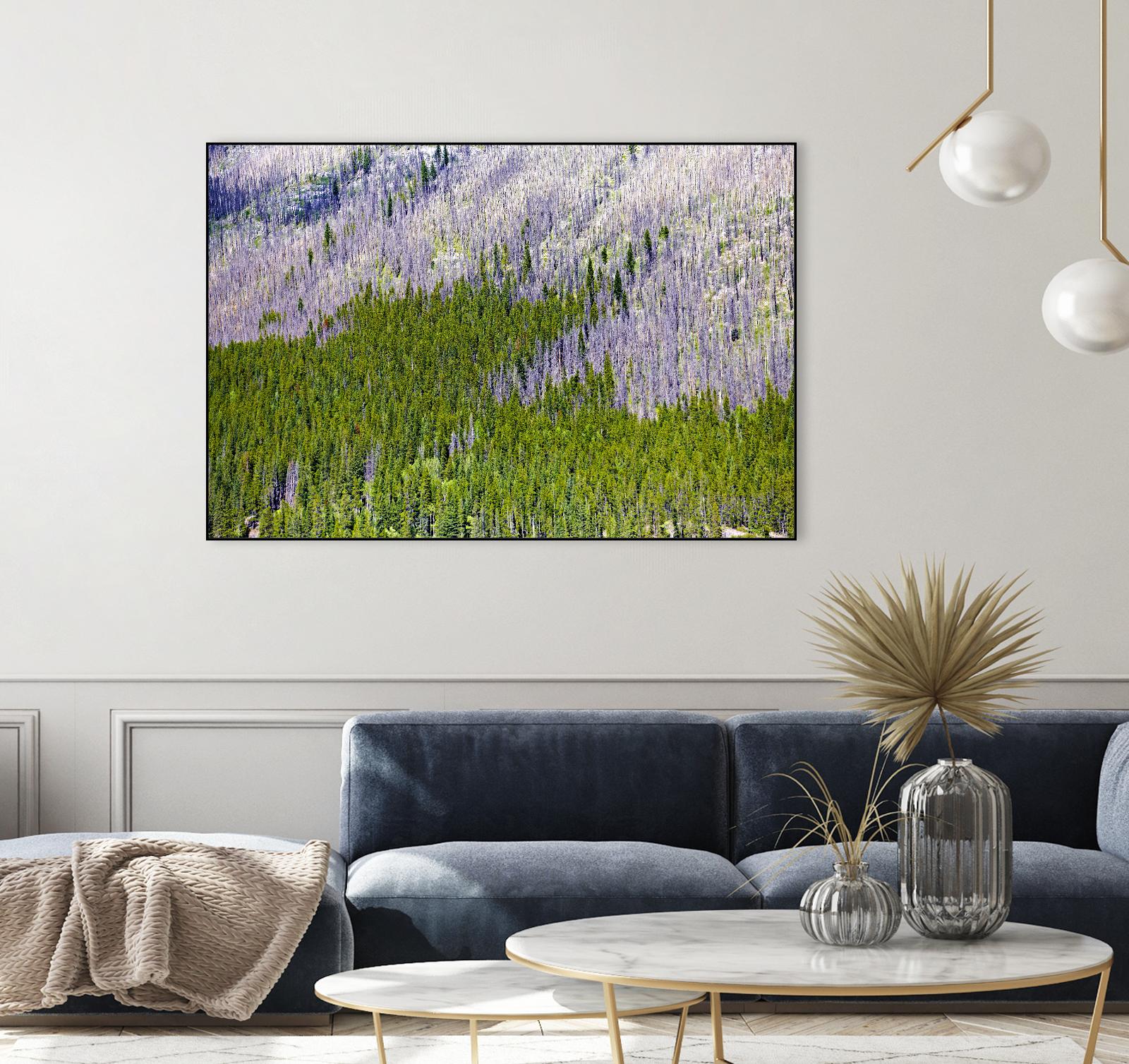 Landscape IV by Peter Morneau on GIANT ART - purple photo art