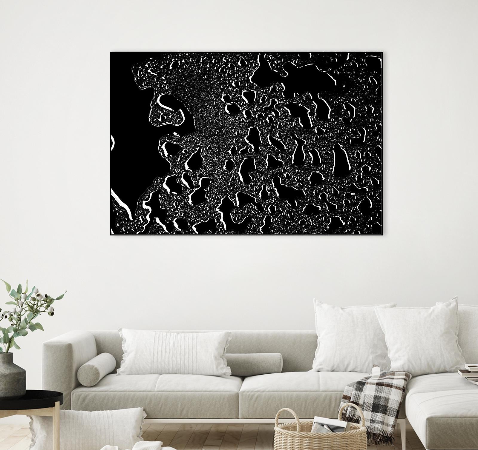 Black water III by Peter Morneau on GIANT ART - grey photo art