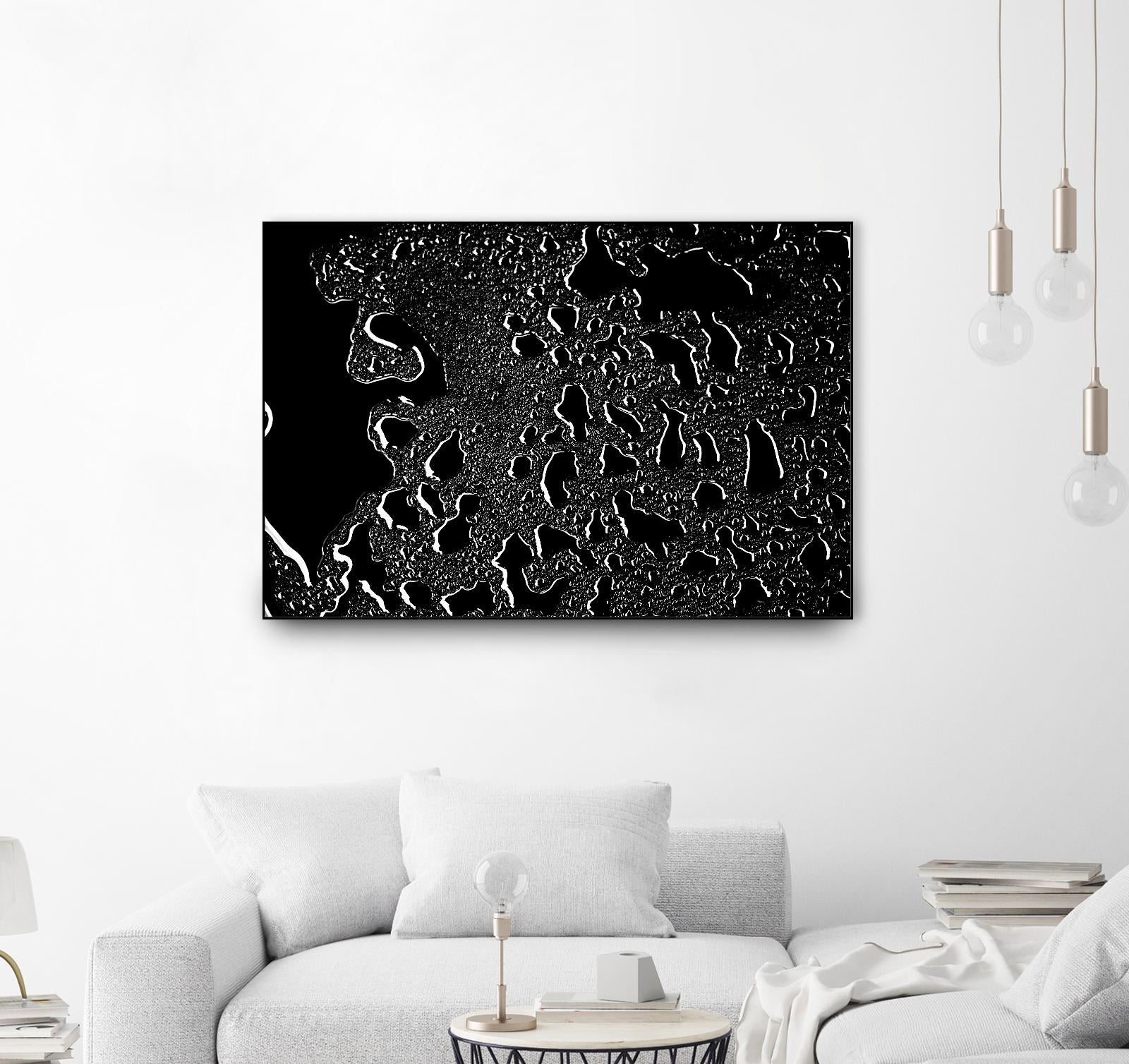 Black water III by Peter Morneau on GIANT ART - grey photo art