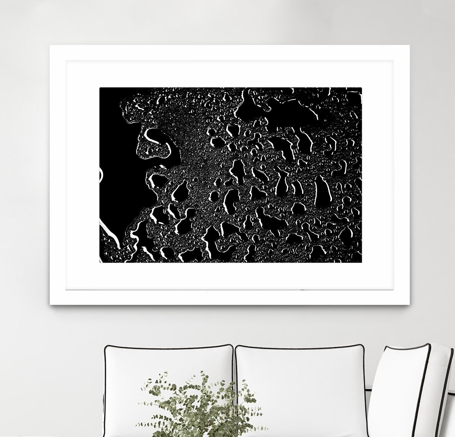Black water III by Peter Morneau on GIANT ART - grey photo art