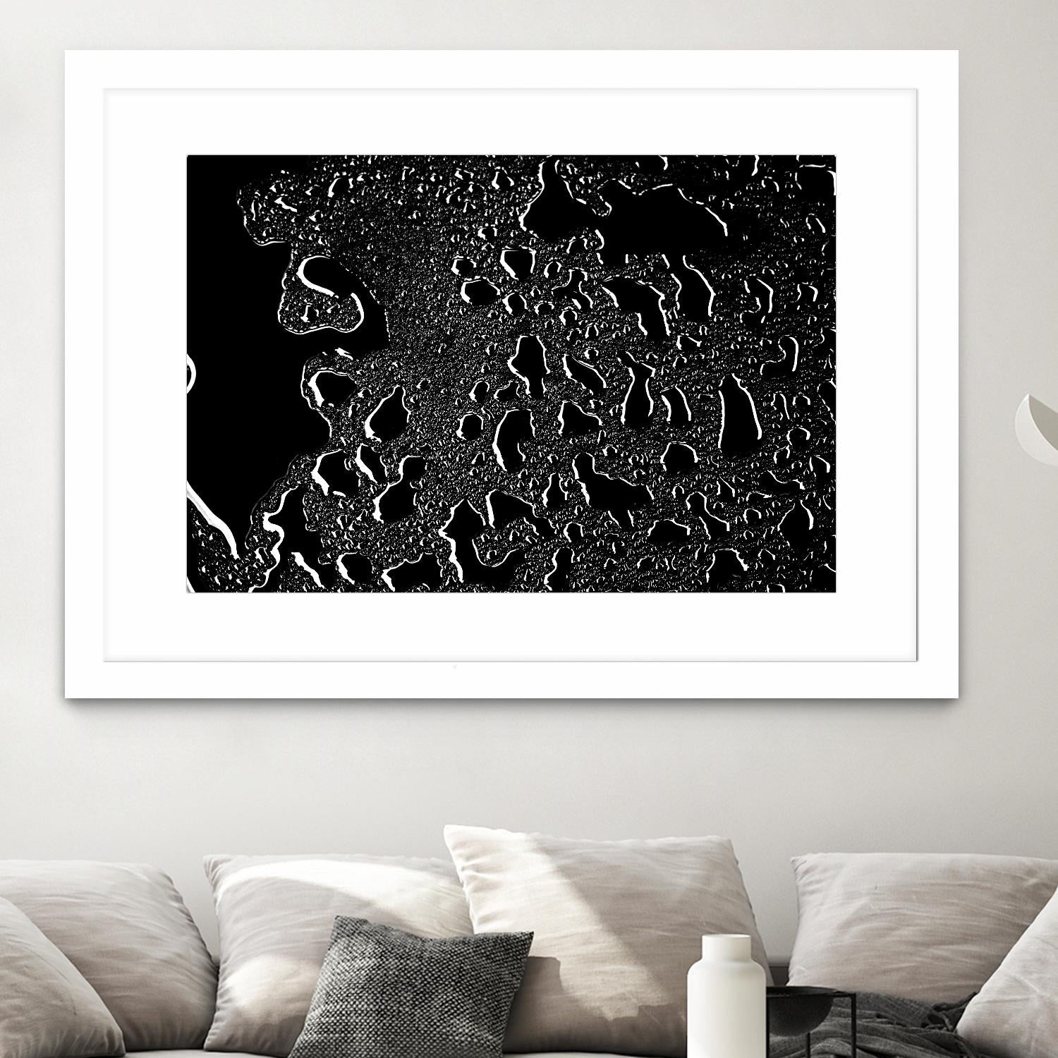 Black water III by Peter Morneau on GIANT ART - grey photo art