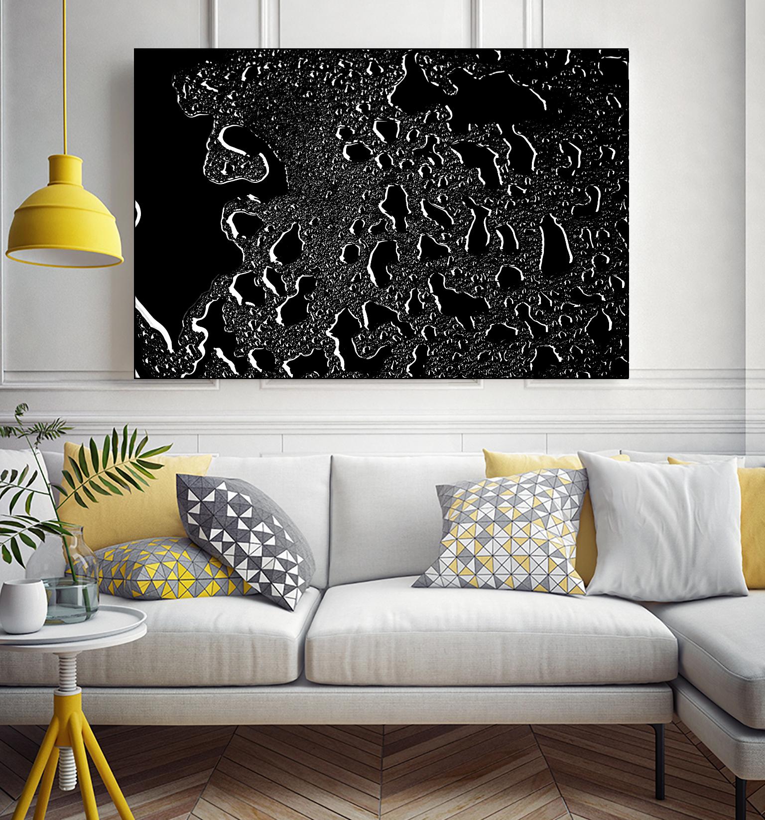Black water III by Peter Morneau on GIANT ART - grey photo art