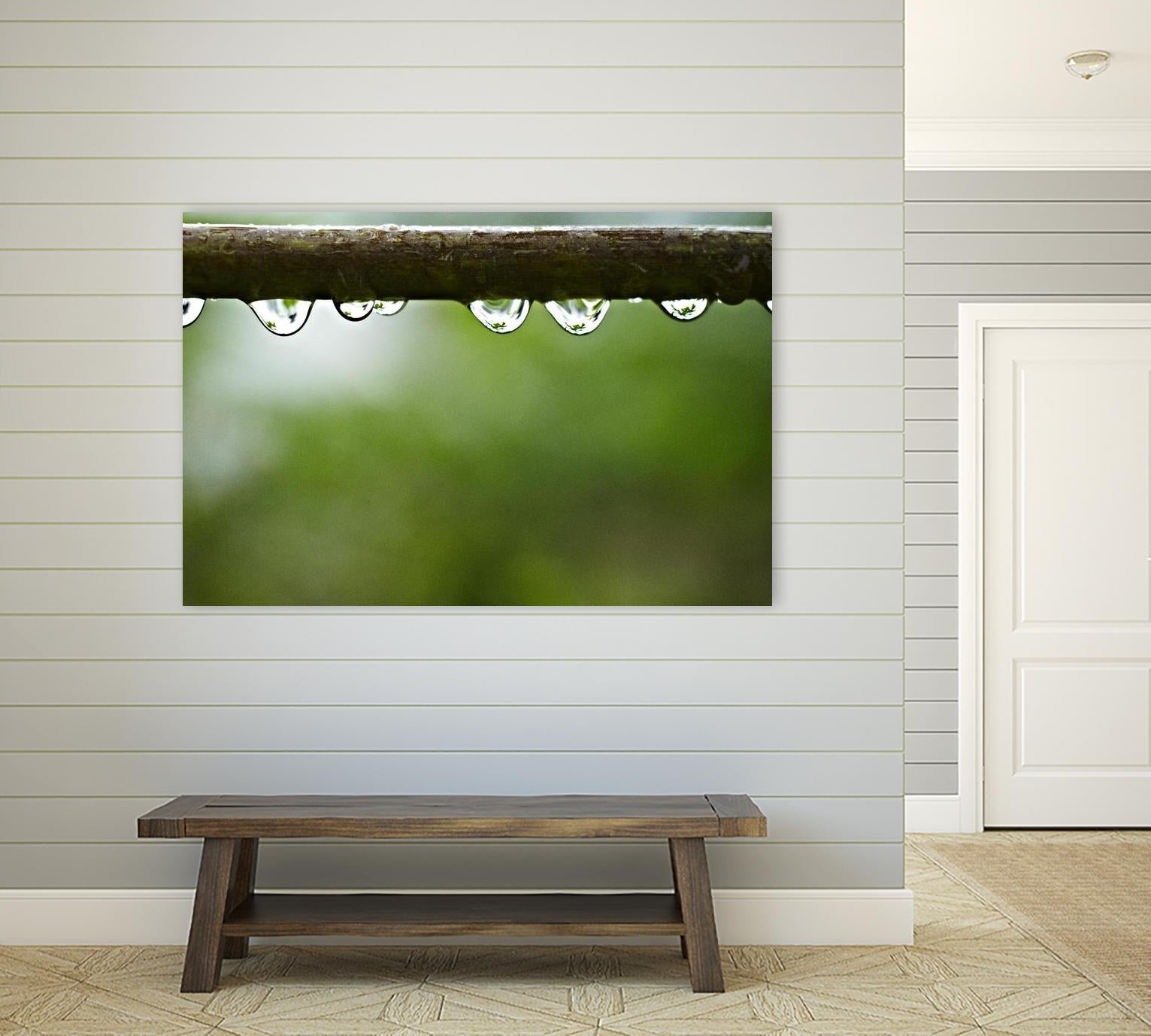 Drops of water II by Peter Morneau on GIANT ART - brown photo art