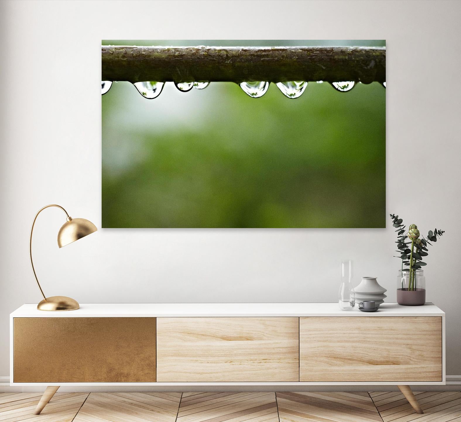 Drops of water II by Peter Morneau on GIANT ART - brown photo art