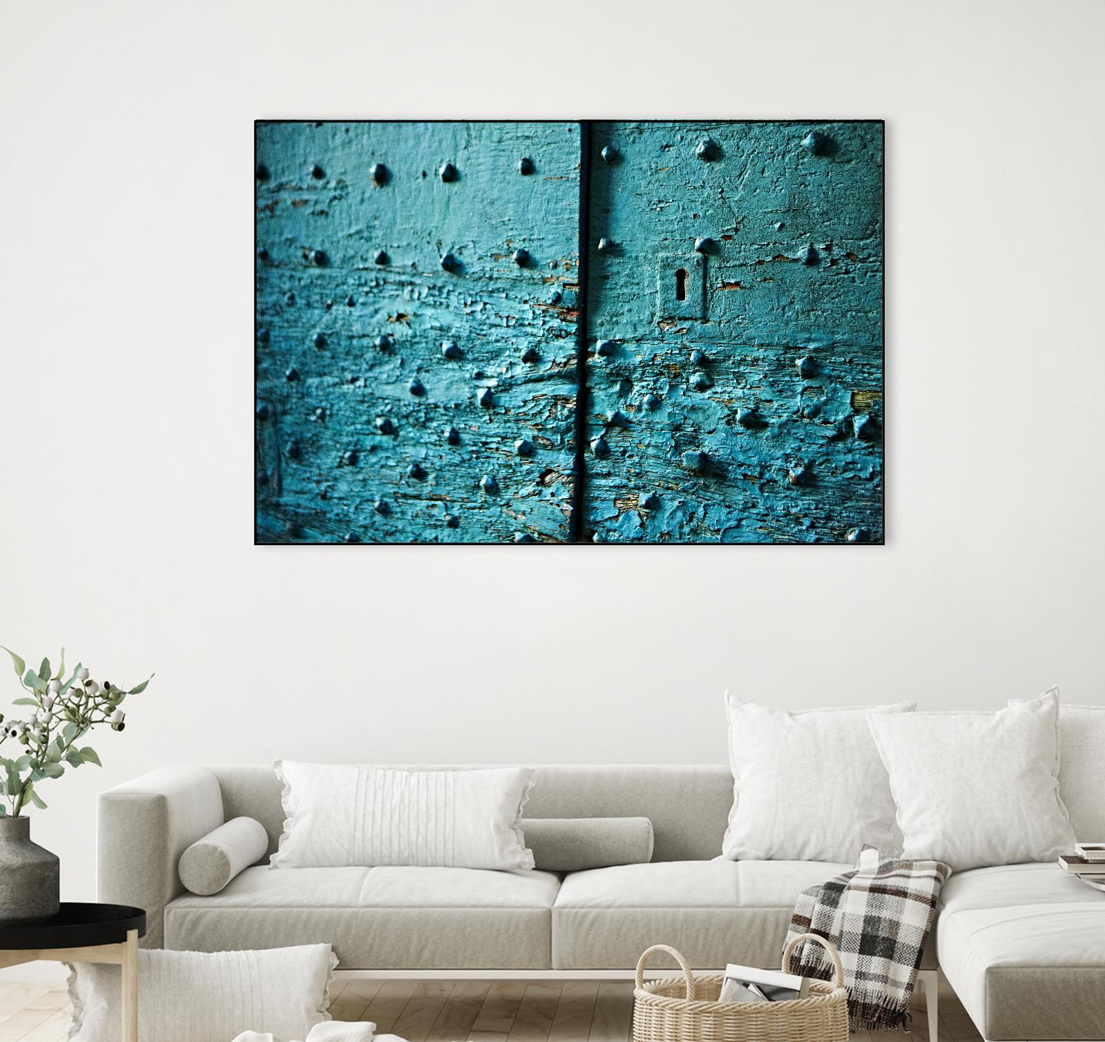 Turquoise rust by Peter Morneau on GIANT ART - black photo art