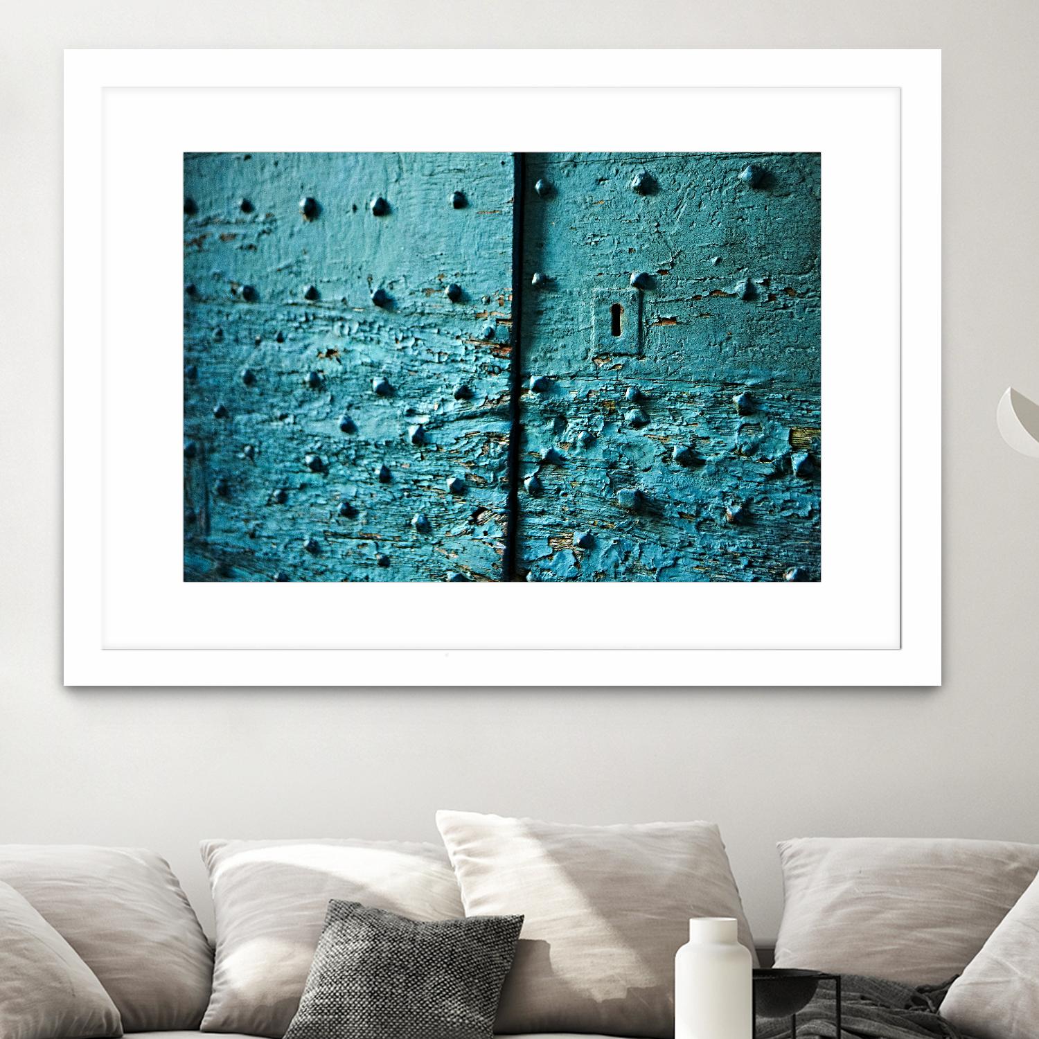 Turquoise rust by Peter Morneau on GIANT ART - black photo art