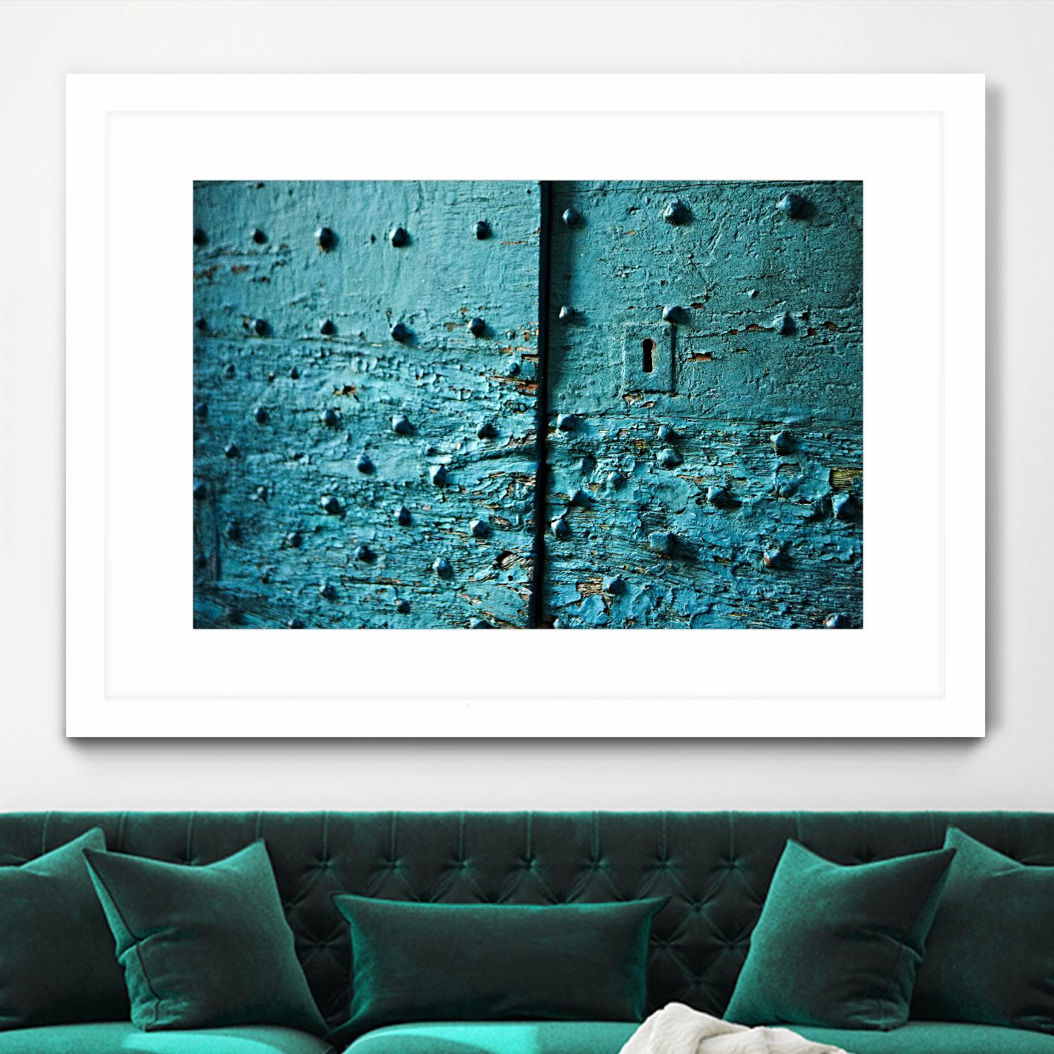 Turquoise rust by Peter Morneau on GIANT ART - black photo art