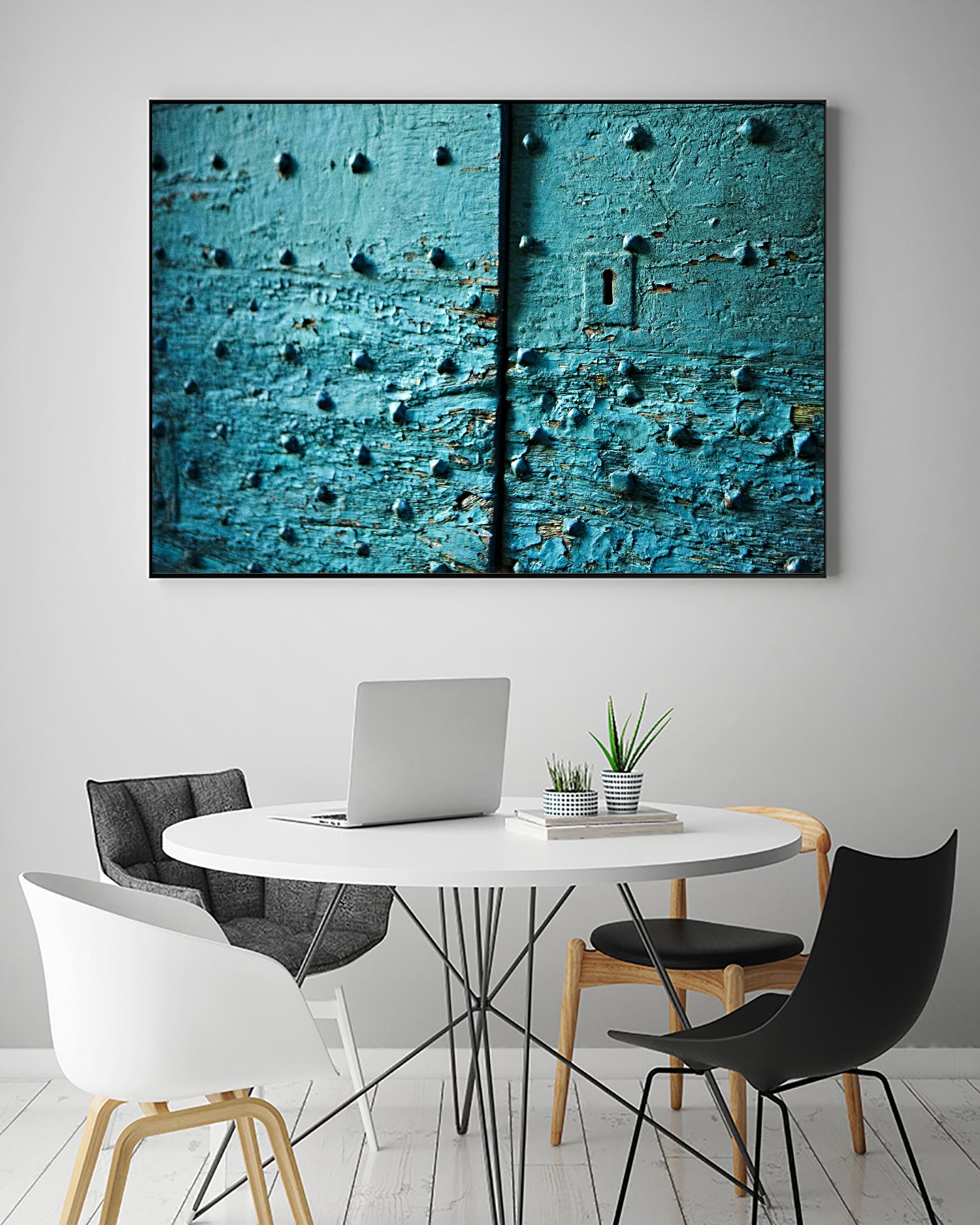 Turquoise rust by Peter Morneau on GIANT ART - black photo art